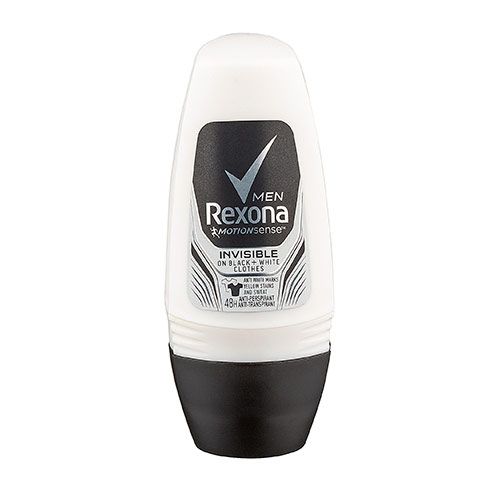 Rexona Homem Desodorizante Roll-On Invisible Black & White 50ml