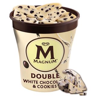 Magnum Double White Chocolate & Cookies Ice Cream, 440ml
