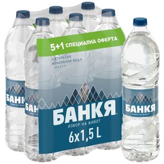 Банкя Минерална вода мултипак 6х1.5 Л / 389414105