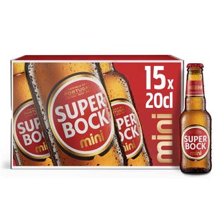 Super Bock Mini Cerveja com Álcool 15x20cl