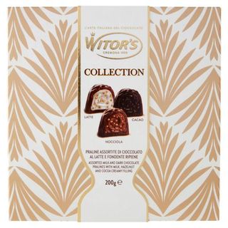 Assortiment de chocolats au lait et noirs aux céréales croquantes 200g -WITOR'S