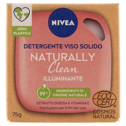 Barra de Limpeza Facial Luminosidade Naturally Clean Nivea (emb. 75 gr)