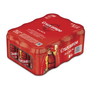 Cerveza Cruzcampo Pack 12 Latas 33 Cl.