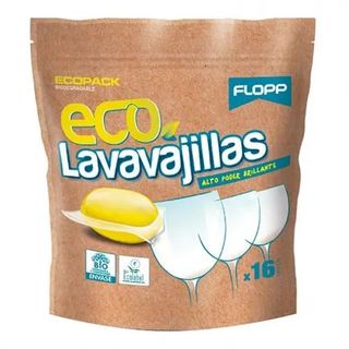 Pastillas Lavavajillas Eco Flopp 16 Dosis