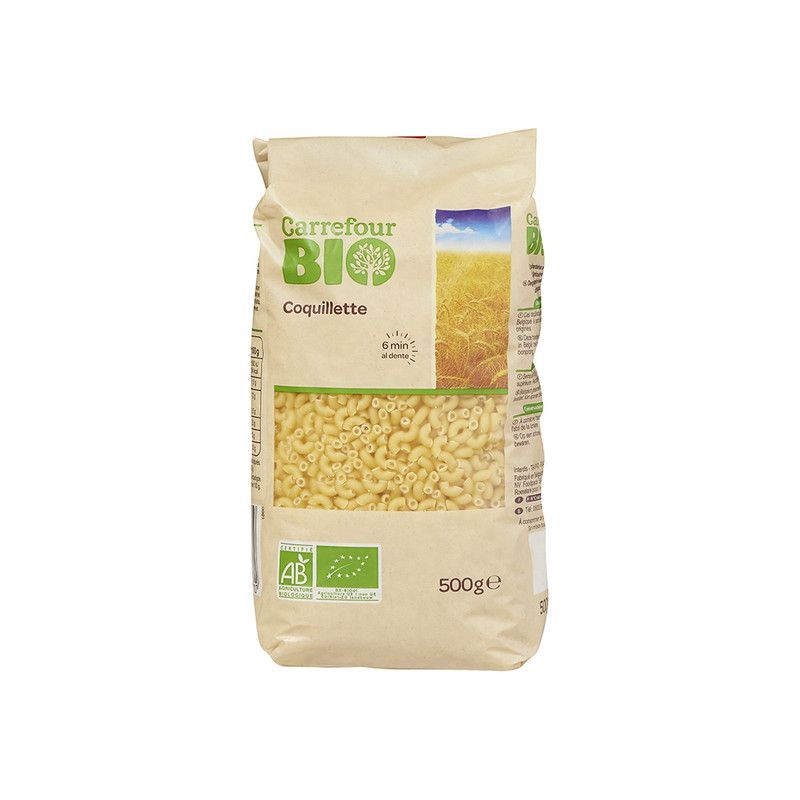 Carrefour Bio Organic Pasta Shells 500g