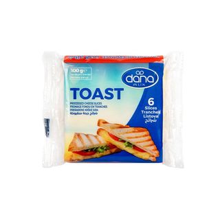 მდნარი ყველის ფენა - ტოსტი დანა 100გ x 24ც/ყ