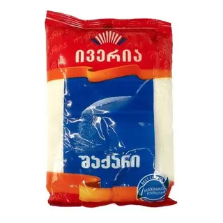 შაქარი დაფასოებული 900გრ ივერია