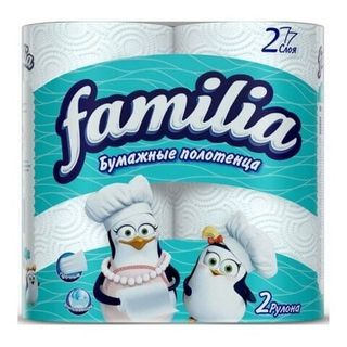Полотенце Familia бум 2сл 2рул