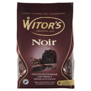 Assortiment de chocolats noirs à la crème et éclats de cacao 250g - WITOR'S