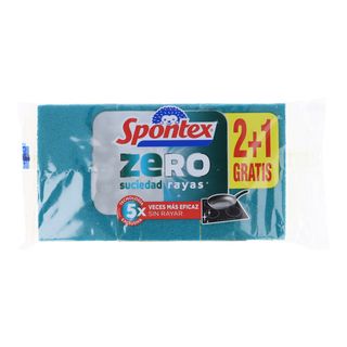 Estropajo Spontex Zero Spontex 2+1 Uds.