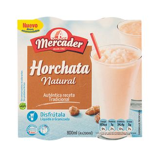 Horchata Granizada Mercader 4X200 Ml