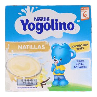 Tarrina Nestle Iogolino Natillas Galletas 4X100 G