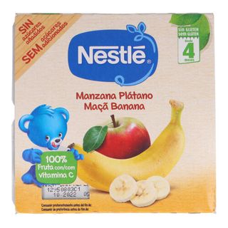Nestlé Puré Maçã e Banana 4x100g