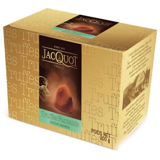 Ballotin truffes fantaisie au chocolat et aux amandes 200g - JACQUOT