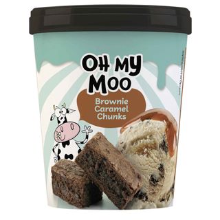 Gelado Brownie Caramelo Chunks Oh My Moo (emb. 500 ml)