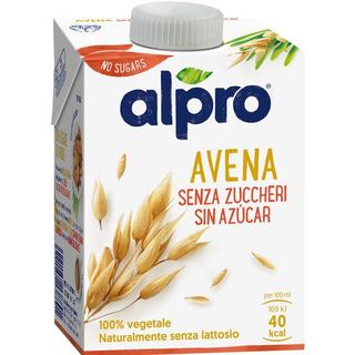 Alpro Avena Senza Zuccheri, Bevanda All'Avena 100% Vegetale Con Vitamine B2, B12 E D, 500 Ml - 157920
