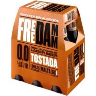 Cerveza Tostada Free Damm 6 Botellas 0,25L