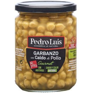 Garbanzo Pedrosillano Con Caldo De Pollo Pedro Luis 445 Gr.
