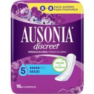 PENSOS INCONTINÊNCIA MAXI AUSONIA DISCREET 16 UN