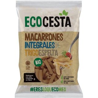 Macarrones De Espelta Integral Bio Ecocesta, Bolsa 500 Gr.