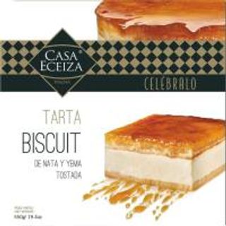 Casa eceiza - Tarta Biscuit Nata Y Yema Tostada Casa Eceiza - 550G