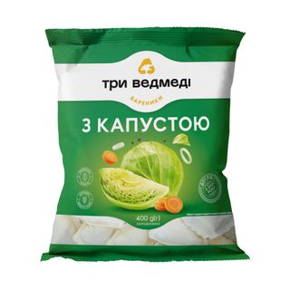 Bombillas con repollo tres osos m/en 400g.