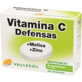 Complemento vitamina c-melisa-zinc VALLESOL, caja 24 comprimidos