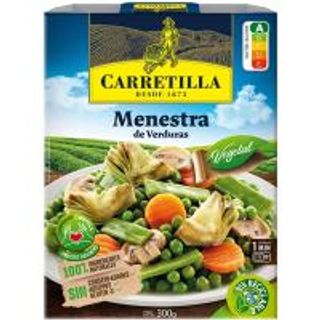 Menestra de Verduras con Aceite de Oliva Carretilla 300 G.