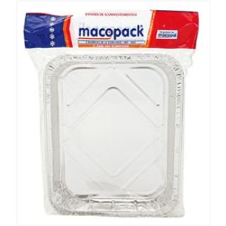 Bandeja Aluminio Macopack 24X2 Piezas