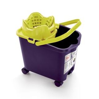 Cubo Con Ruedas Y Escurridor Mery