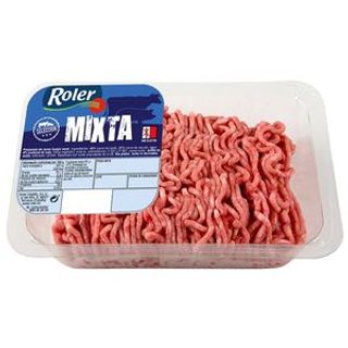 Roler Bandeja de Preparado de Carne Picada sin Gluten Roler 400 G.