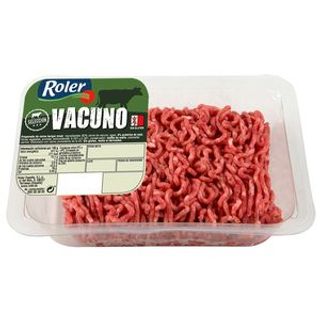 Bandeja de Predo de Carne Picada de Vacuno Roler 400 G.