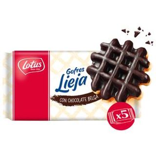 Gofres Bañados con Chocolate Belga Lotus 5 Uds. 287 G.