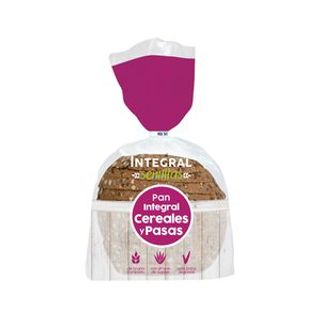 Pan Integral con Cereales y Pasas Biogran 400 G.