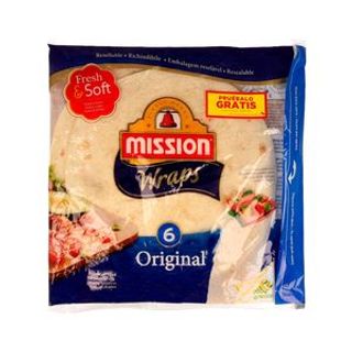Tortilla de Trigo Especiales Para Hacer Wraps Mission 370 G.