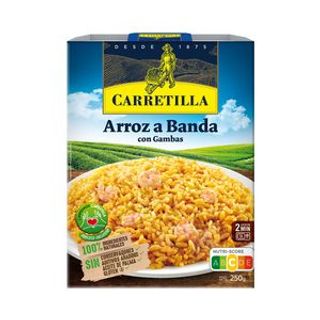 Arroz A Banda con Gambas Carretilla 250 G.