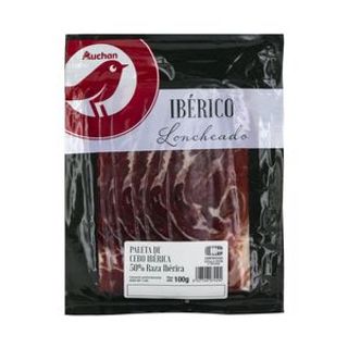 Paleta de Cebo Ibérica Cortada en Lonchas Alcampo 100 G.