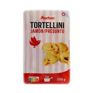 Tortellini Frescos Al Huevo Rellenos de Jamón Producto Alcampo 250 G.