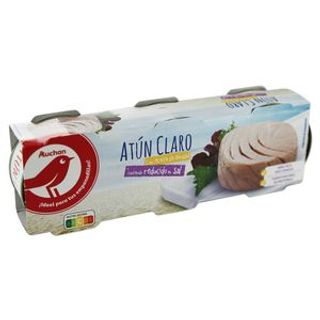Atún Claro en Aceite de Girasol Alcampo Lata 52 G. 3 Uds.