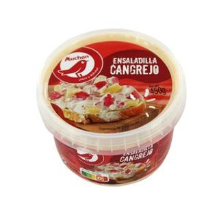 Ensalada de Cangrejo Lista Para Tomar Producto Alcampo 450 G.