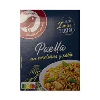 Paella de Verduras y Pollo Producto Alcampo 250 G.