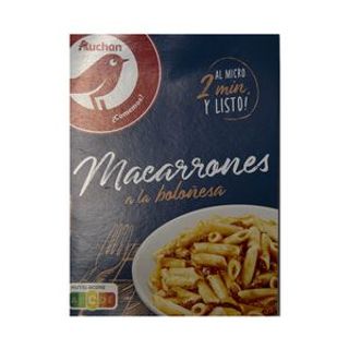 Macarrones A La Boloñesa Producto Alcampo 325 G.