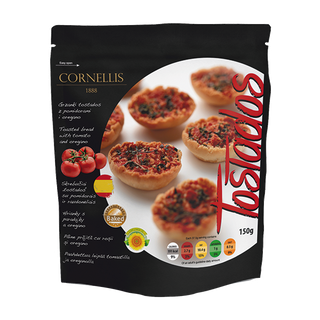 Брускети пшеничні томат-орегано ТМ Cornellis Tostados 150г