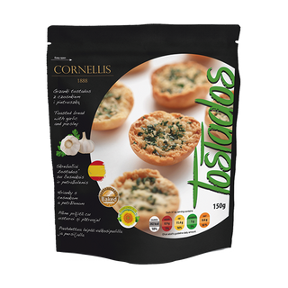 Брускети пшеничні часник-петрушка ТМ Cornellis Tostados 150г