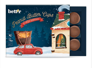 organic praline peanut box xmas 12x13g