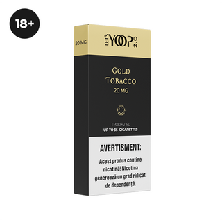 YOOP Gold Tobacco 20 mg/ml Nicotină