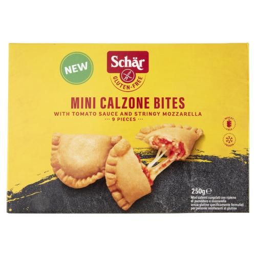 MINI CALZONES QUEIJO TOMATE SEM GLÚTEN - CONGELADOS