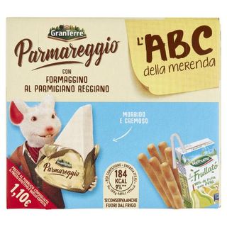 Parmareggio L'Abc Della Merenda Con Formaggino Al Parmigiano Reggiano - 158236