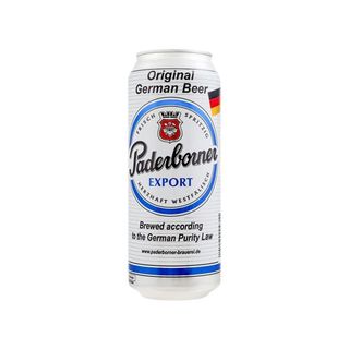 Пиво Paderborner Export світле фільтроване 5.5% 0.5 л