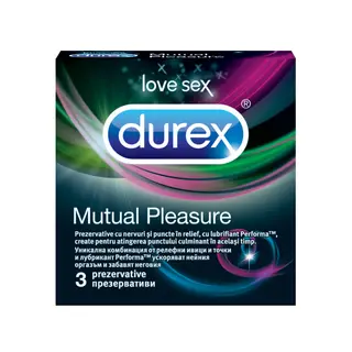 Durex Préservatifs de plaisir mutuel, 3-paquets